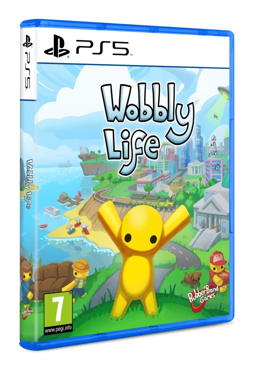 Wobbly Life na PS5 – okładka wydania pudełkowego pod kątem