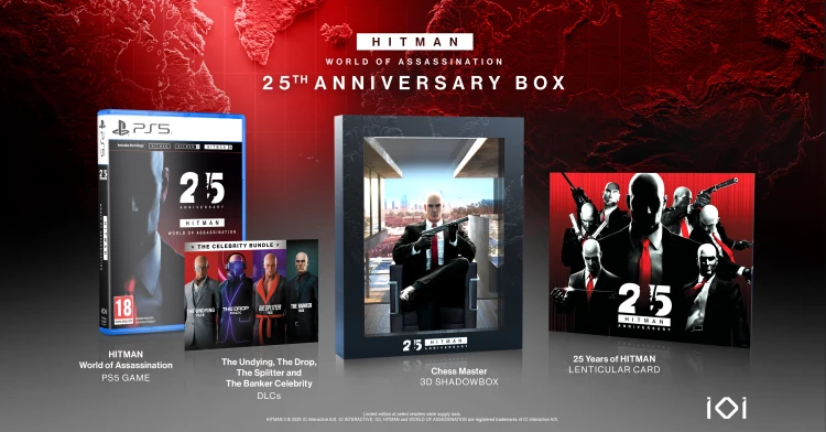 Zawartość kolekcjonerskiej edycji HITMAN na 25-lecie