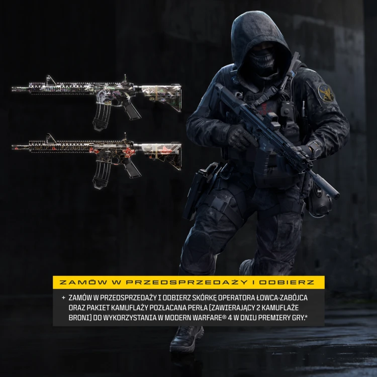 Żołnierz na grafice promocyjnej Call of Duty: Modern Warfare 4