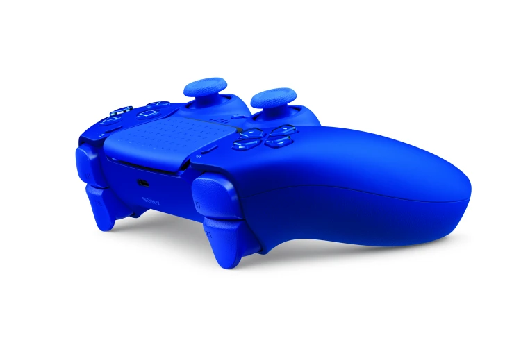 Kontroler DualSense Icon Blue do PS5 – widok z boku
