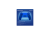 Opakowanie kontrolera DualSense Icon Blue do PS5 – widok z przodu
