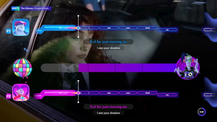 Tryb Party Boss dla dwóch graczy w Let’s Sing 2027 – utwór The Subway