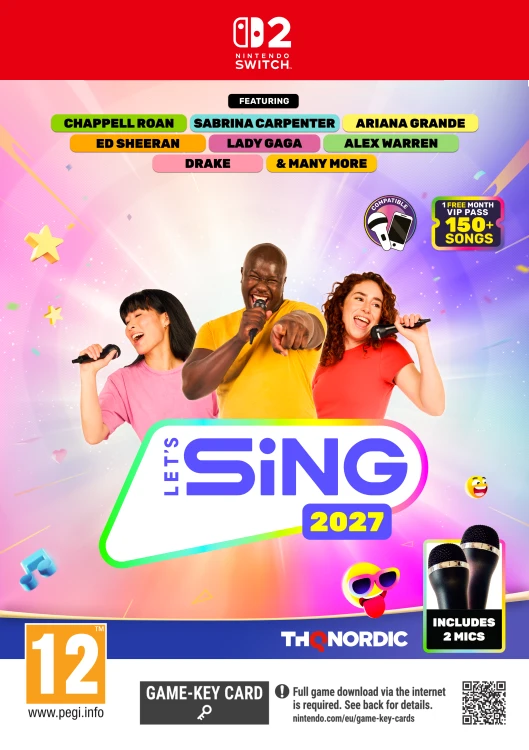 Let’s Sing 2027 na Nintendo Switch 2 – okładka gry