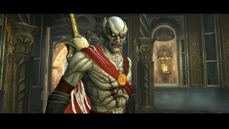Kain i Raziel w scenie fabularnej z Legacy of Kain: Defiance Remastered
