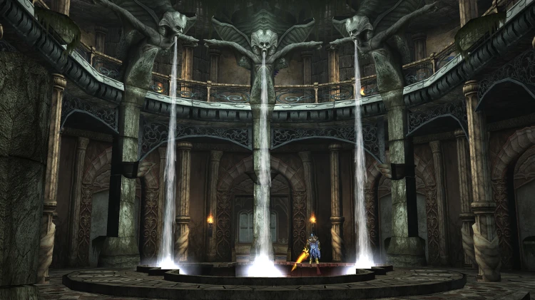 Mroczne gotyckie wnętrze w Legacy of Kain: Defiance Remastered Deluxe Edition