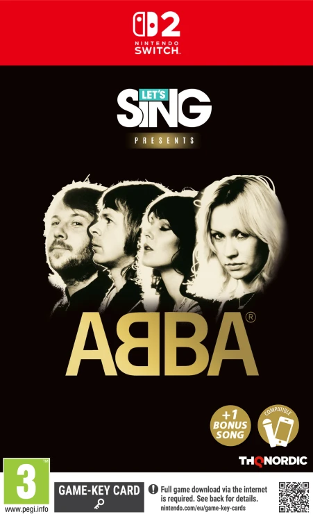 Let’s Sing ABBA na Nintendo Switch 2 – okładka gry karaoke
