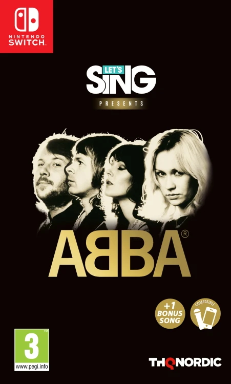Let’s Sing ABBA na Nintendo Switch – okładka gry karaoke