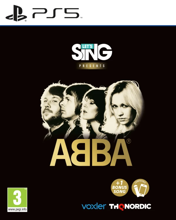 Let’s Sing ABBA na PS5 – okładka gry karaoke