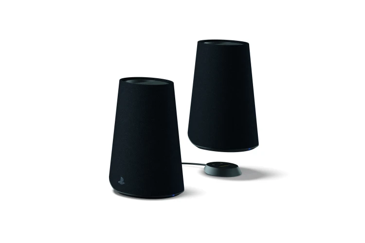 Bezprzewodowe głośniki PULSE Elevate Midnight Black na stacjach ładowania