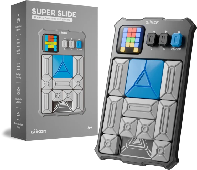 GiiKER Super Slide szary – interaktywna gra logiczna