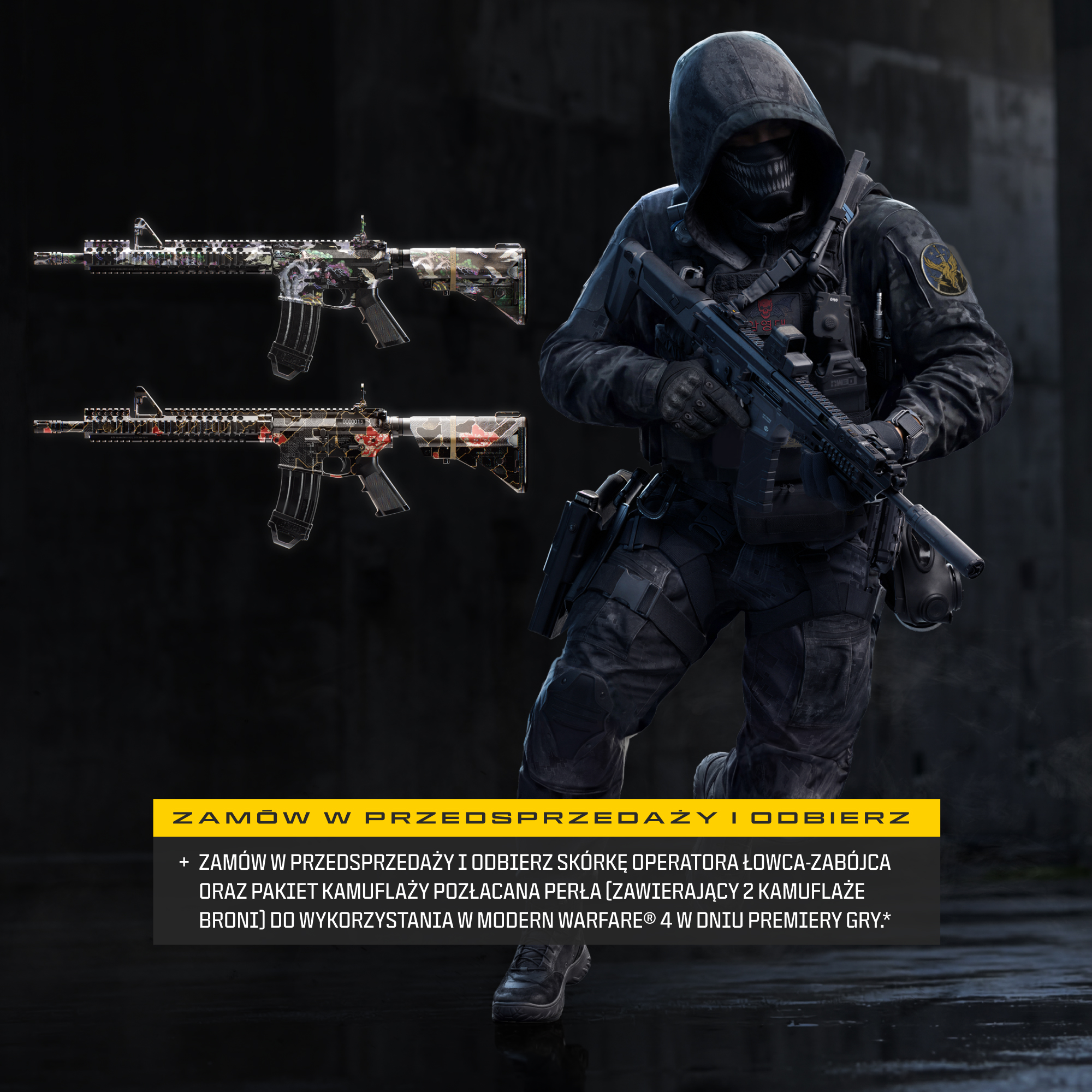Żołnierz na grafice promocyjnej Call of Duty: Modern Warfare 4