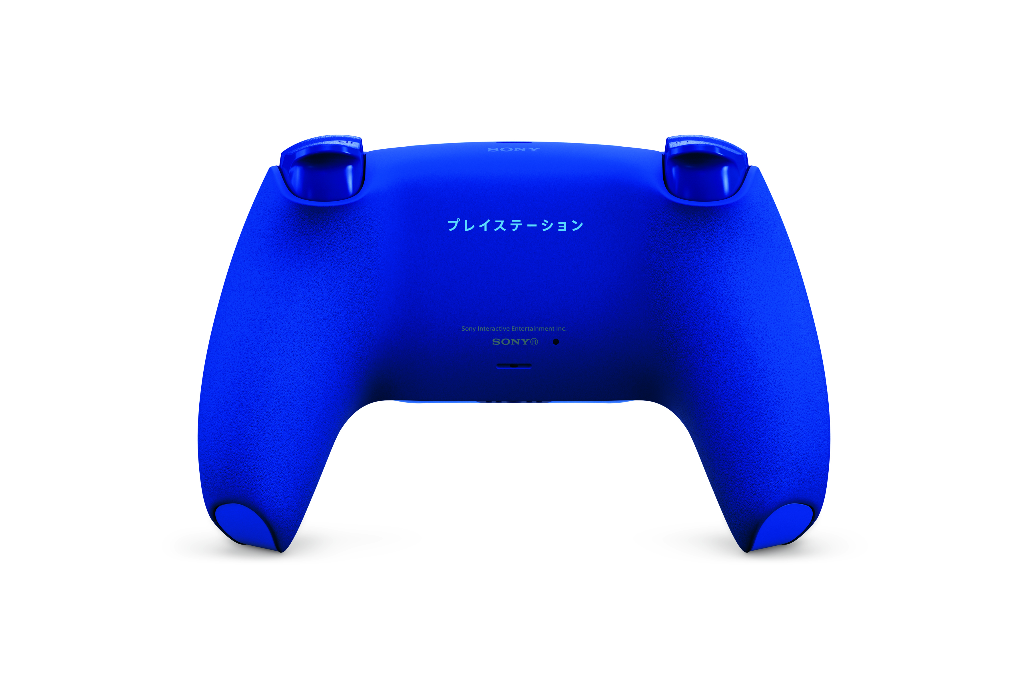 Kontroler bezprzewodowy DualSense Icon Blue do PS5 – widok z tyłu