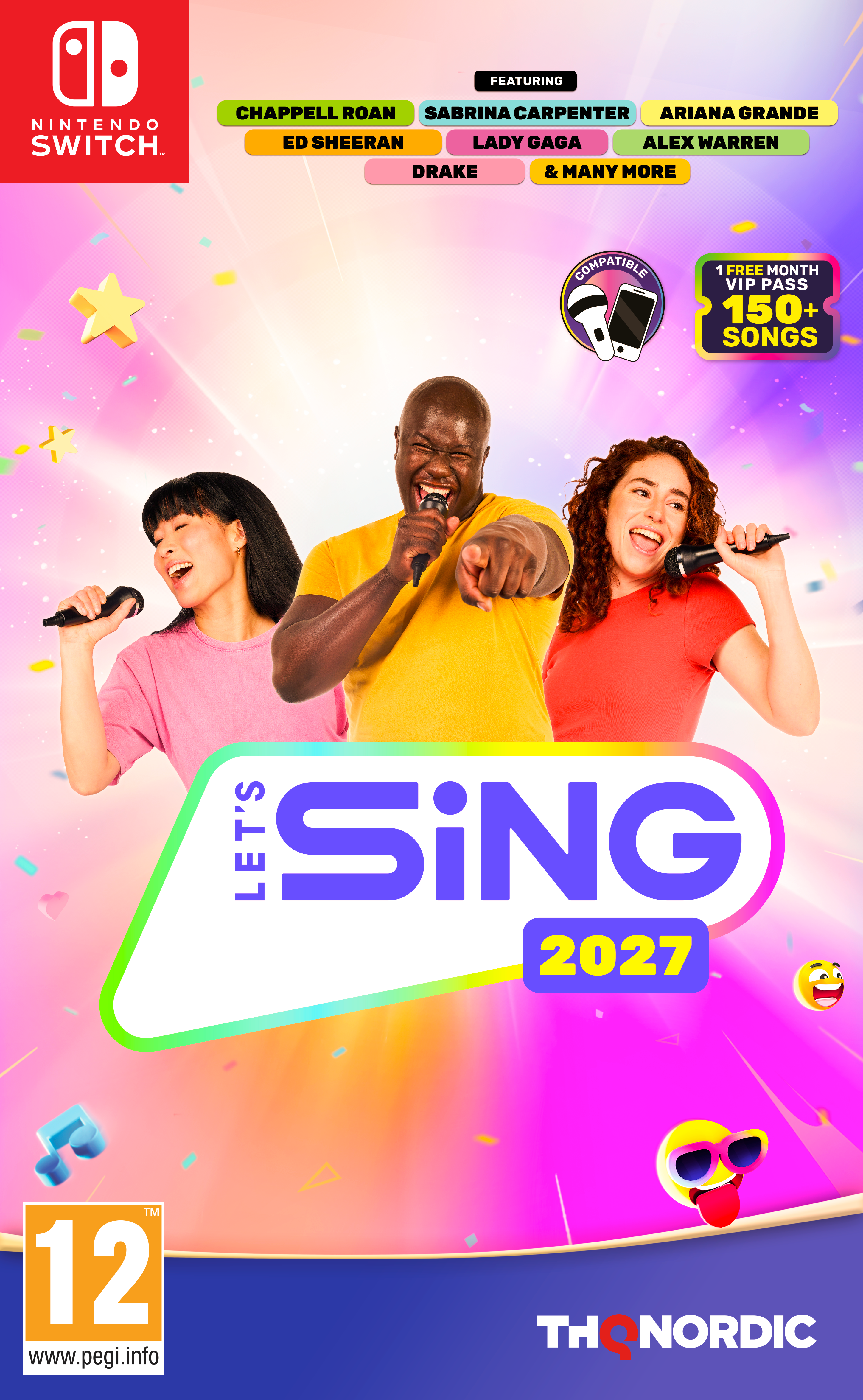 Let's Sing 2027 Nintendo Switch okładka gry