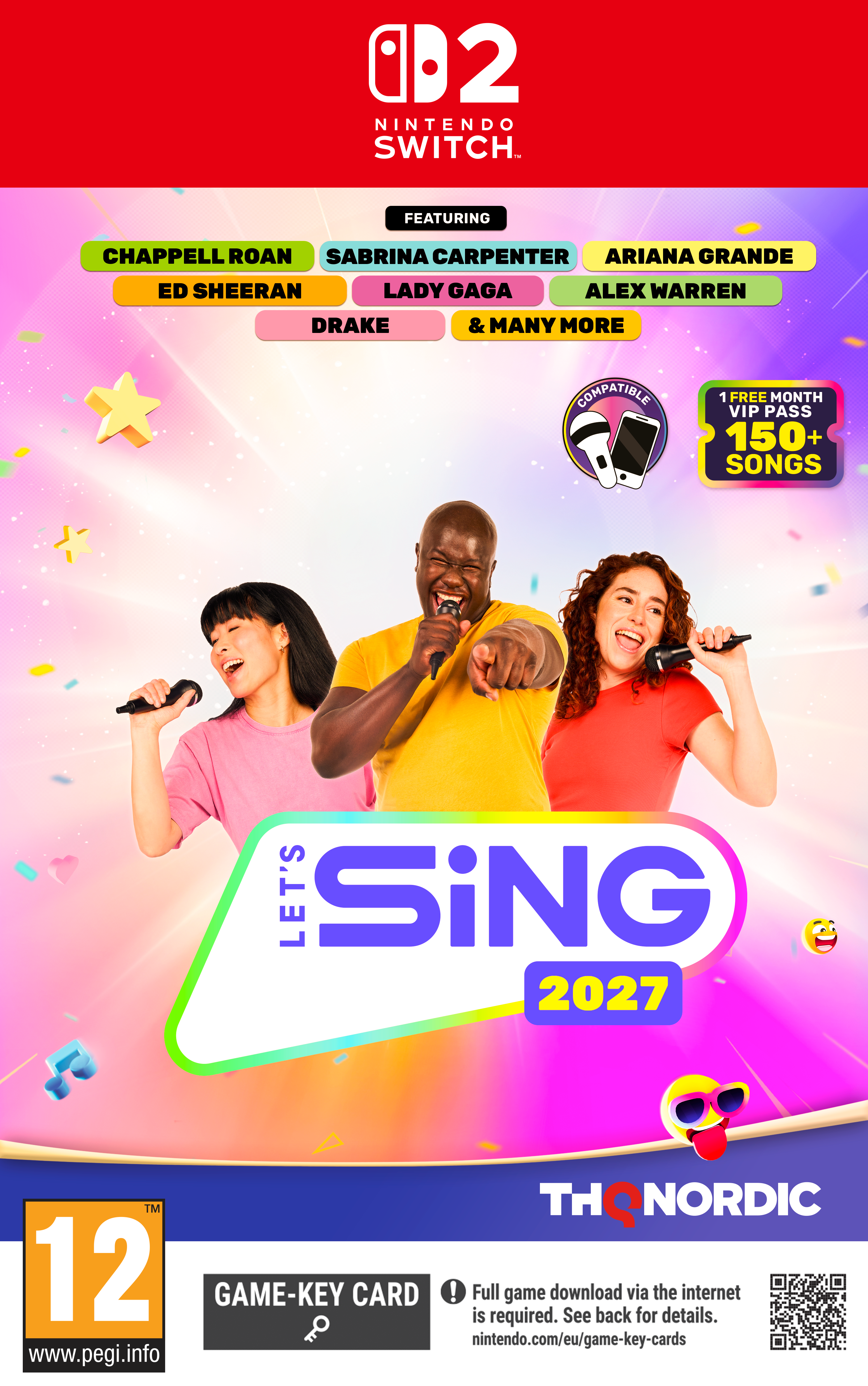 Let's Sing 2027 Nintendo Switch 2 okładka gry