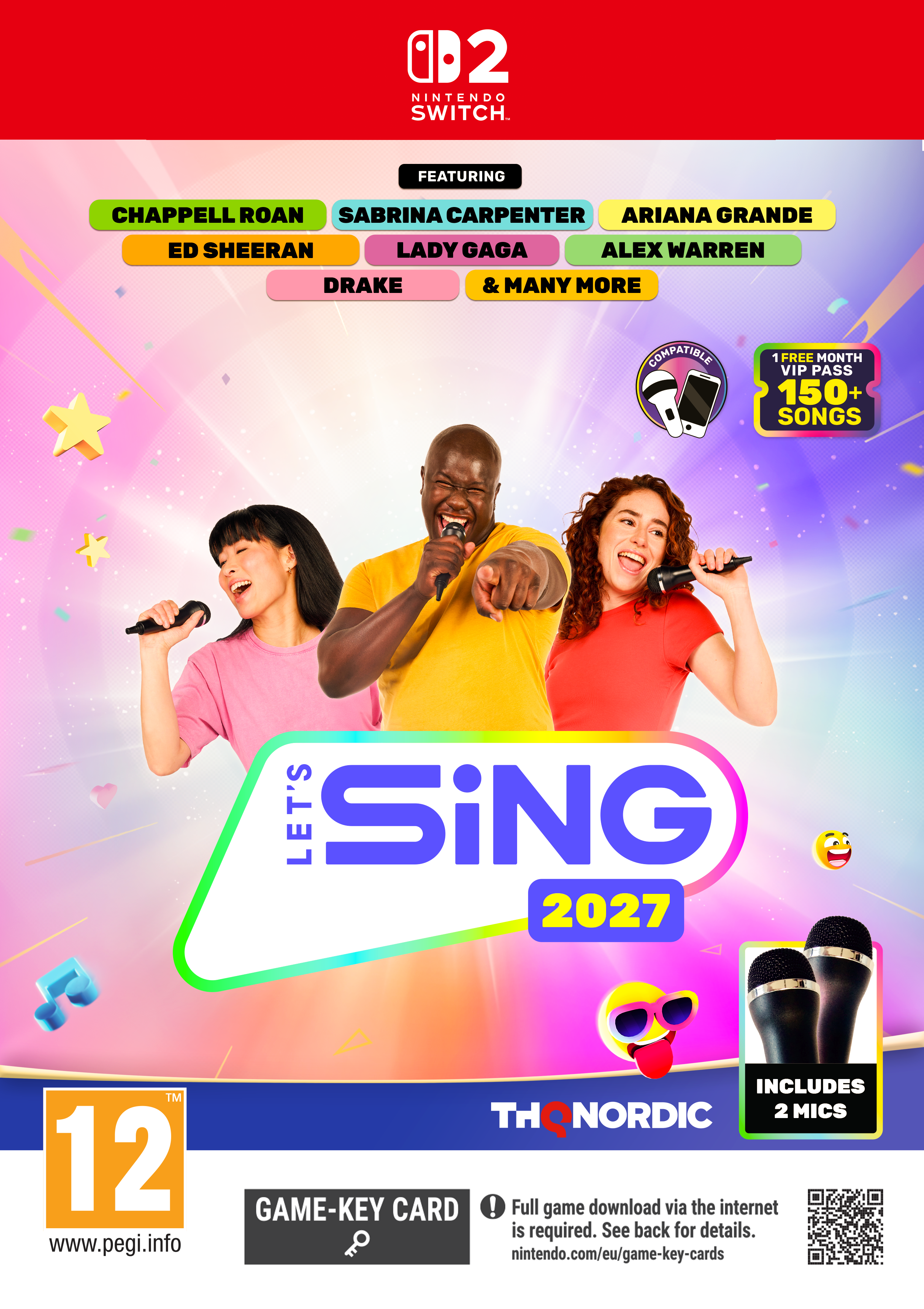 Let’s Sing 2027 na Nintendo Switch 2 – okładka gry