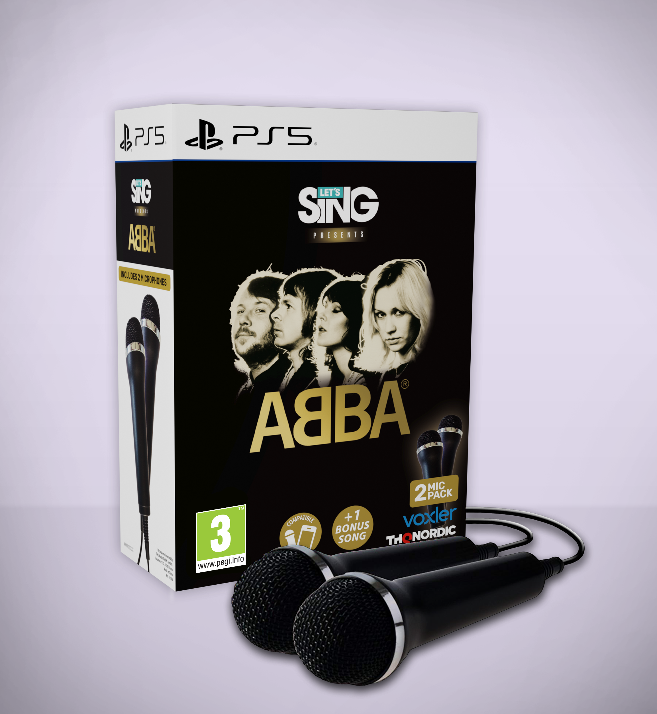 Let’s Sing ABBA z 2 mikrofonami na PS5 – kompletny zestaw karaoke