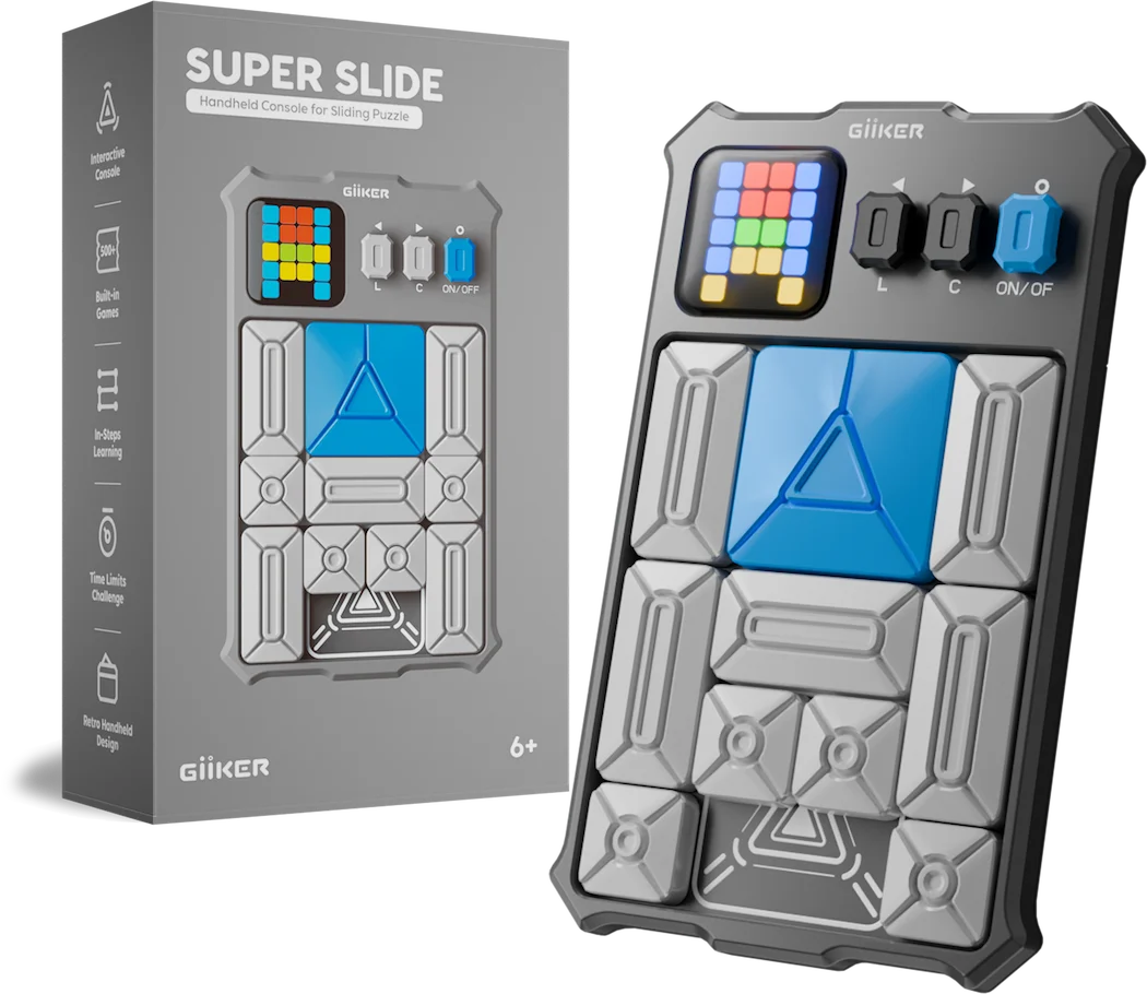 GiiKER Super Slide szary – interaktywna gra logiczna