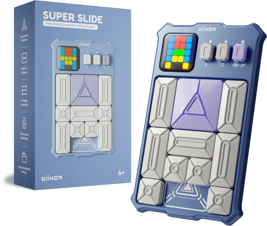 GiiKER Super Slide – interaktywna gra logiczna w kolorze lawendowym